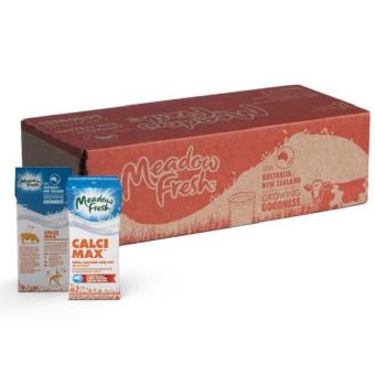 Thùng Sữa Meadow Fresh Canxi 200ml - Sữa Tươi Tiệt Trùng Ít Béo - Tăng Chiều Cao - Nhập Khẩu Úc