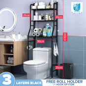 Smart Organizer Over Toilet Storage Rack - Bathroom Organizer