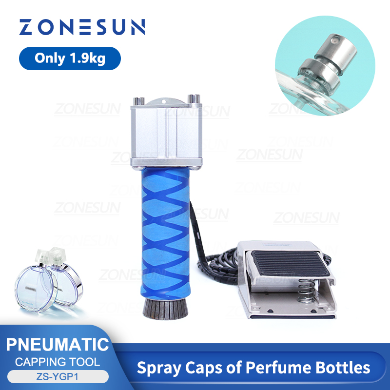 ZONESUN ZS-YGP1 Handheld Capping Machine for Perfume Glass Bottle Crimping Pressing Tool Packaging Small Production ราคา 6,730 บาท*ส่งฟรี