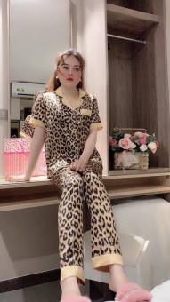 ĐỒ BỘ SATIN LỤA DA BEO SIÊU HOT SIÊU SANG CHẢNH MẶC NHÀ DẠO PHỐ CỰC THÍCH FORM 40KG-60KG- NGUYỄN STORE