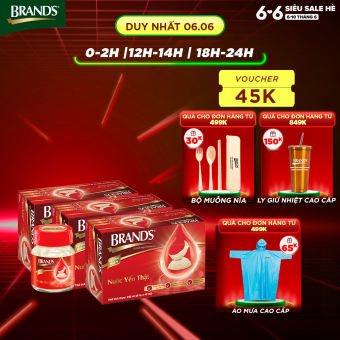 Combo 3 Nước yến thật BRAND'S Đường Phèn