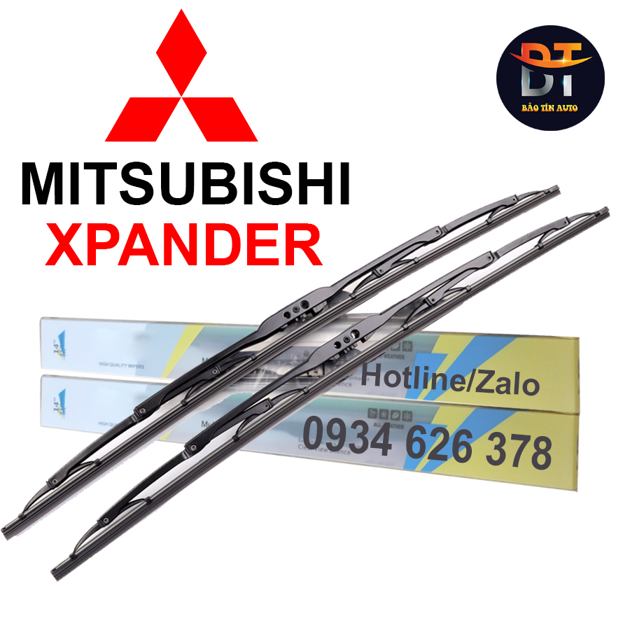 [Xpander] Bộ gạt mưa xe ô tô Mitsubishi Xpander cần lưỡi gạt nước kính oto xe hơi khung xương cứng t