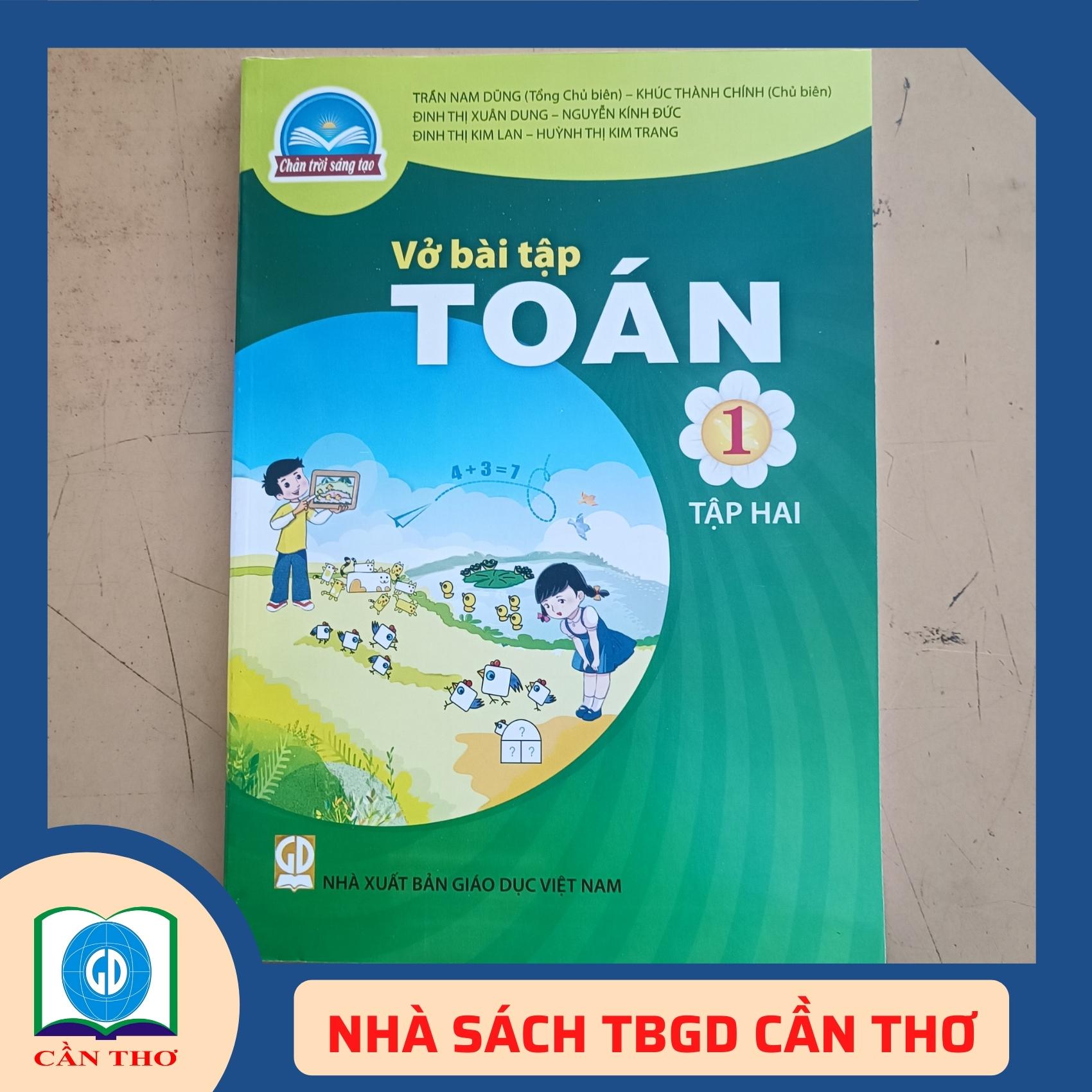 Vở bài tập toán 1 tập 2 chân trời sáng tạo