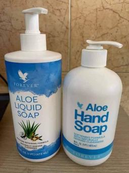 Bình Sữa Rửa Mặt Và Tay Aloe Liquid Soap 633 Flp