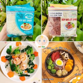 Bún gạo trắng, bún gạo lứt Jimmy