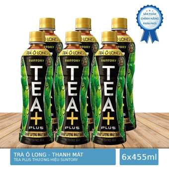 Lốc 6 Chai Trà Ô Long Tea+ Plus 455ml/Chai