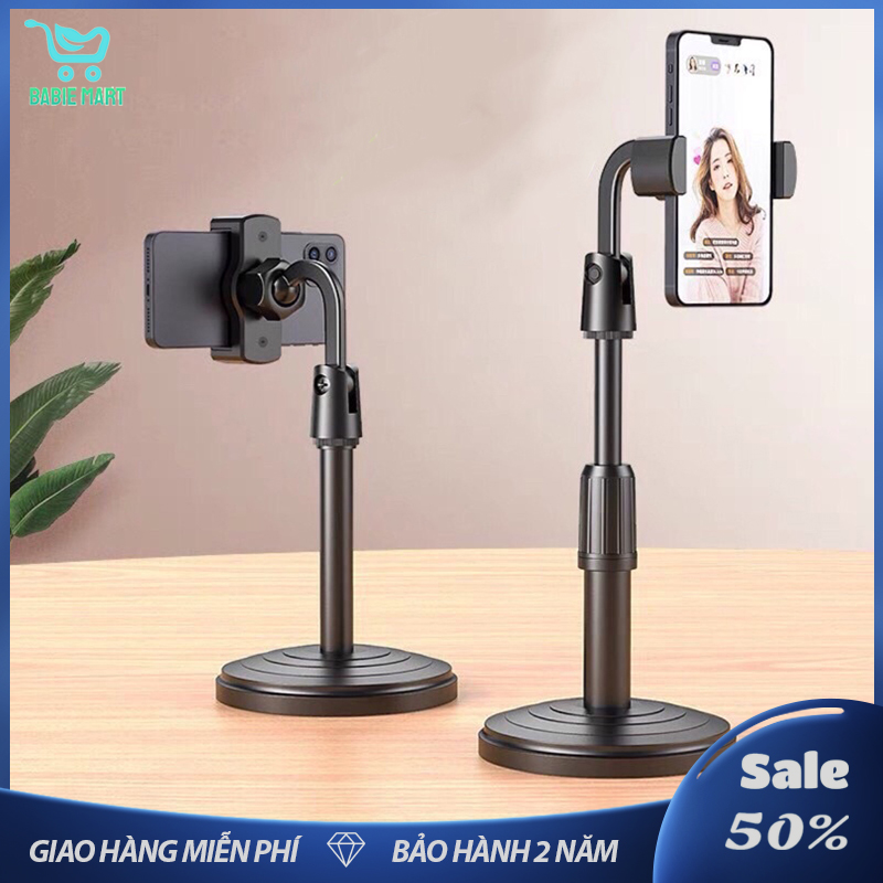 Kẹp điện thoại xem phim, chụp ảnh, quay video livestream, giá đỡ điện thoại đa năng cao cấp để bàn tiện lợi
