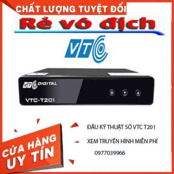 Đầu thu Kỹ thuật số đầu thu truyền hình mặt đất  VTC-DVB -T201. Xem truyền hình