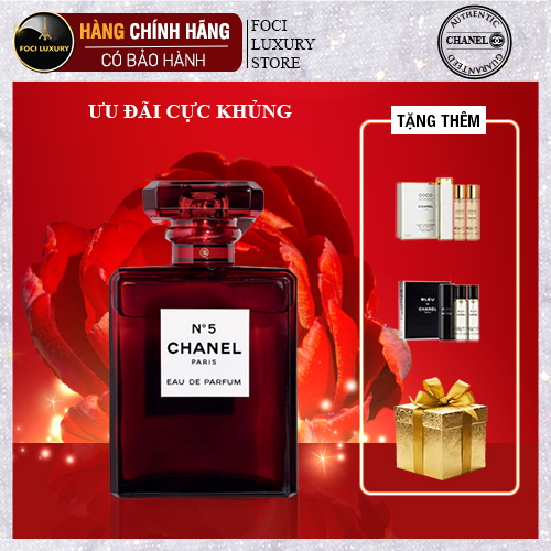 Nước hoa nữ chanel no5 đỏ chính hãng edp 100ml