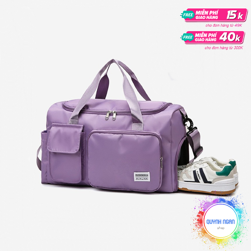 HOÀN TIỀN 15% - Túi du lịch cao cấp chất liệu vải dù chống thấm có ngăn đựng giày dây đeo chắc chắn