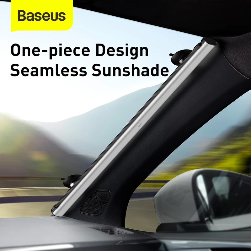 Curtain pull sun glass front for automobile baseus auto close car front