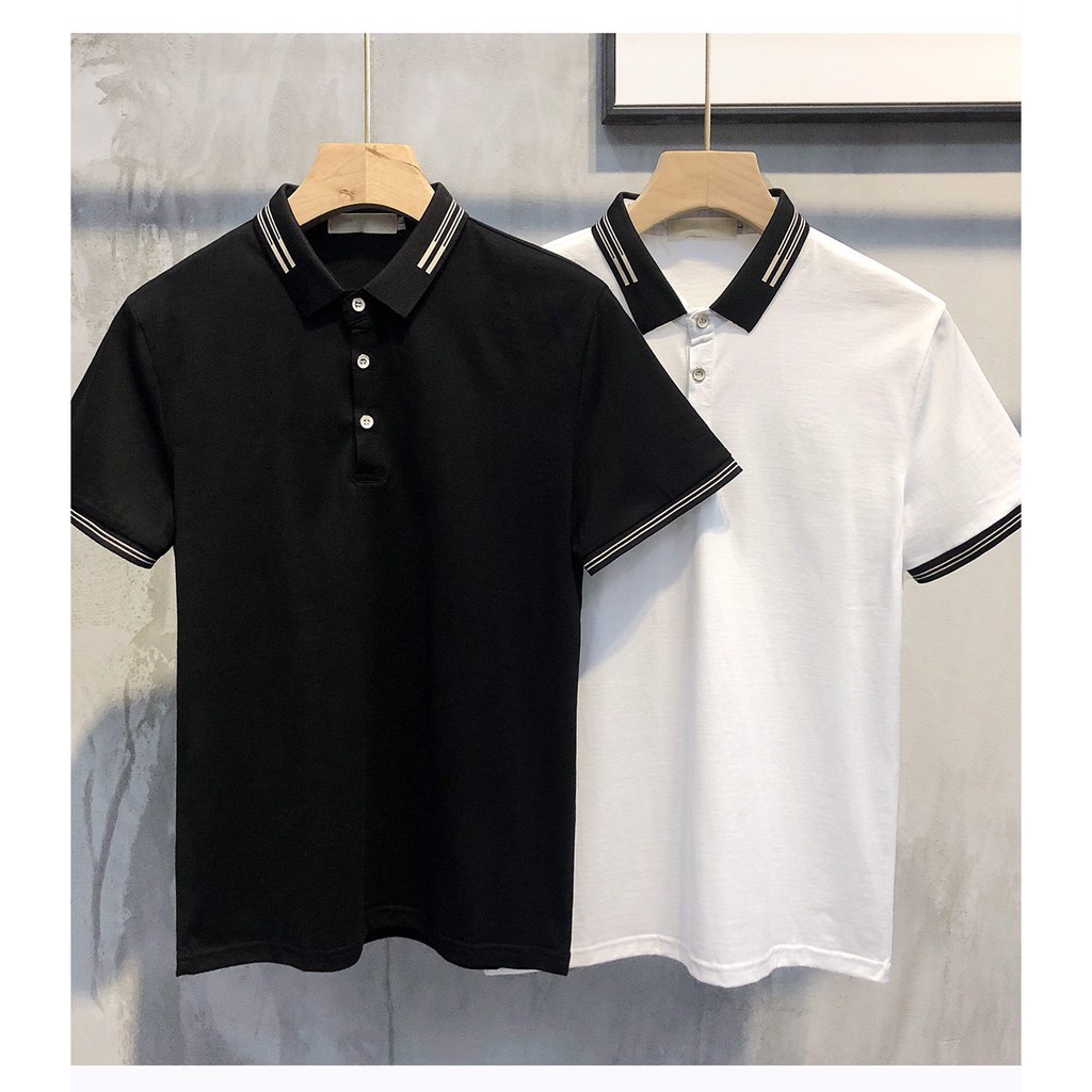 Áo thun Polo nam cổ bẻ GIZA vải cotton cá sấu chuẩn form lịch lãm G88 - CLELEGANT