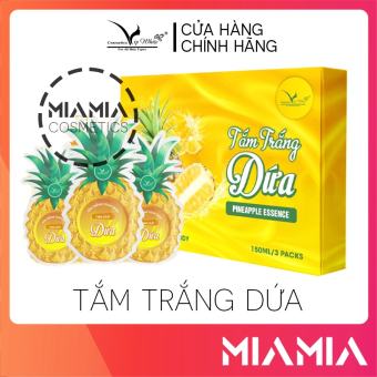 Tắm Trắng Dứa VIP White Chính Hãng Hộp 3 Gói - 8938521762287