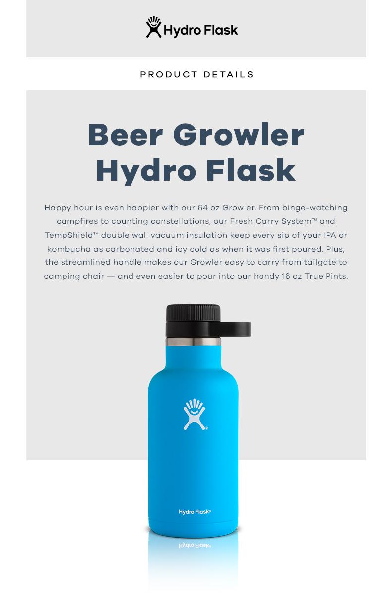 hydro flask 32 oz beer growler
