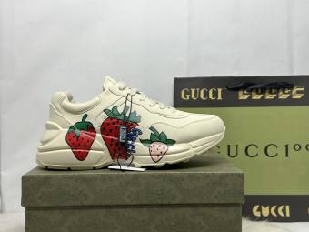 Giày thể thao nam nữ gucci dâu
