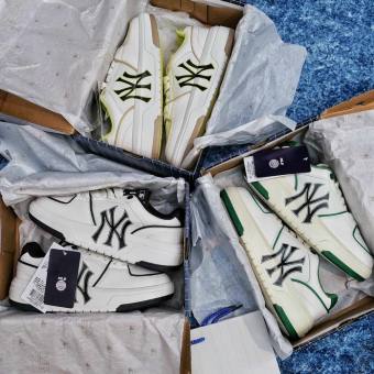 Giày MLB Chunky Liner viền đen, MLB CHUNKY viền xanh xanh, giày mlb chunky ny đen, chunky viền nâu (hàng Trung) nam nữ đủ hộp thẻ