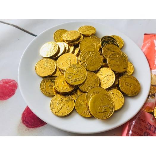 500g kẹo socola hình đồng tiền vang tròn siêu ngon