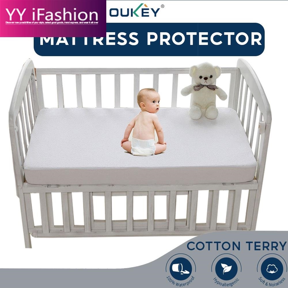 cushioned crib mattress pad