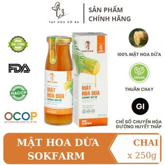 Mật hoa dừa cô đặc ổn định đường huyết bổ sung khoáng chất, đặc sản Trà Vinh