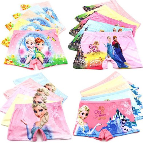 [HCM]Combo 10 quần chip đùi 3d hình ELSA cho bé gái