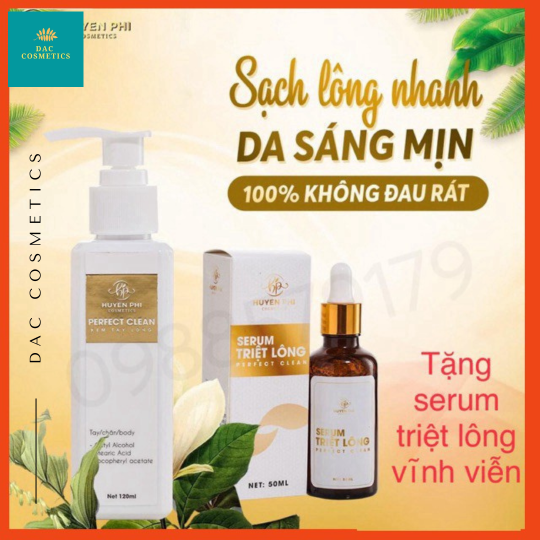 [Freeship+Quà] Bộ Kem Tẩy Lông Triệt Lông Huyền Phi Triệt Sạch Bất Chấp Các Loại Lông 100% không đau rát 120ml