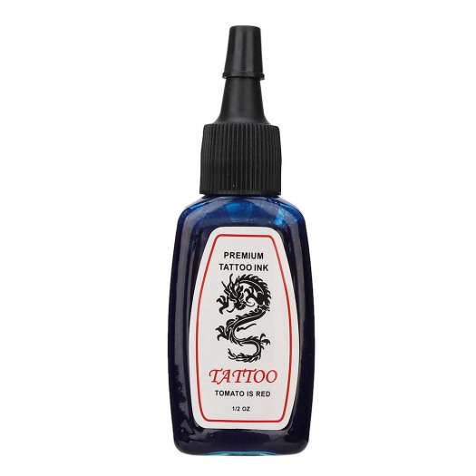 Mực xăm màu xanh dương dung tích 15ml bền màu và lâu trôi - INTL