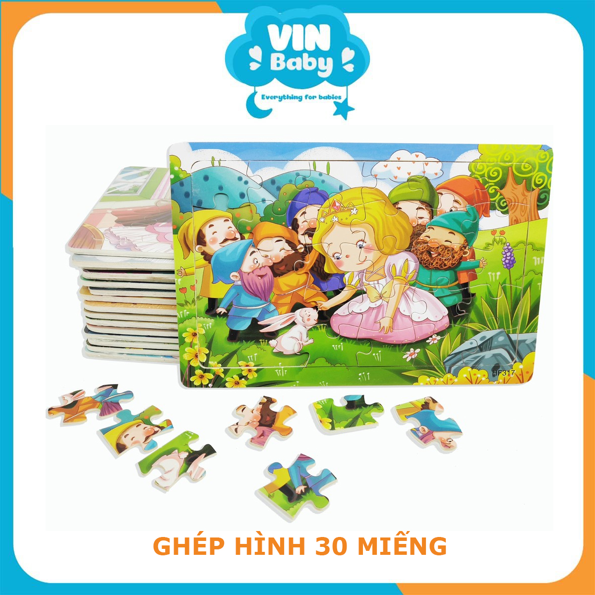 Tranh ghép 60 miếng - Đồ chơi tranh ghép hình 60 miếng puzzle - VinBaby