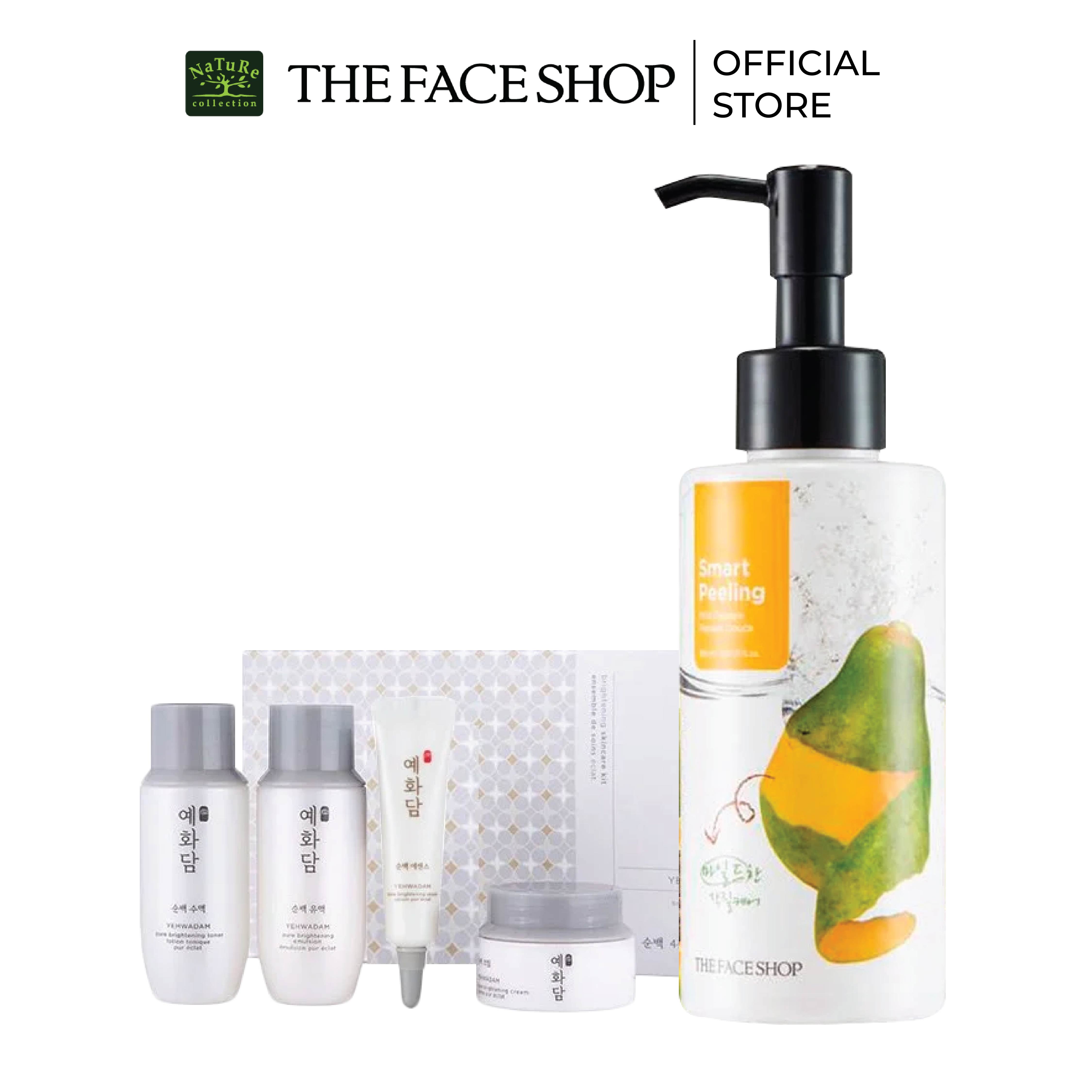 Combo Bộ sản phẩm dưỡng da TheFaceShop +Mặt nạ kỳ TheFaceShop 150ml