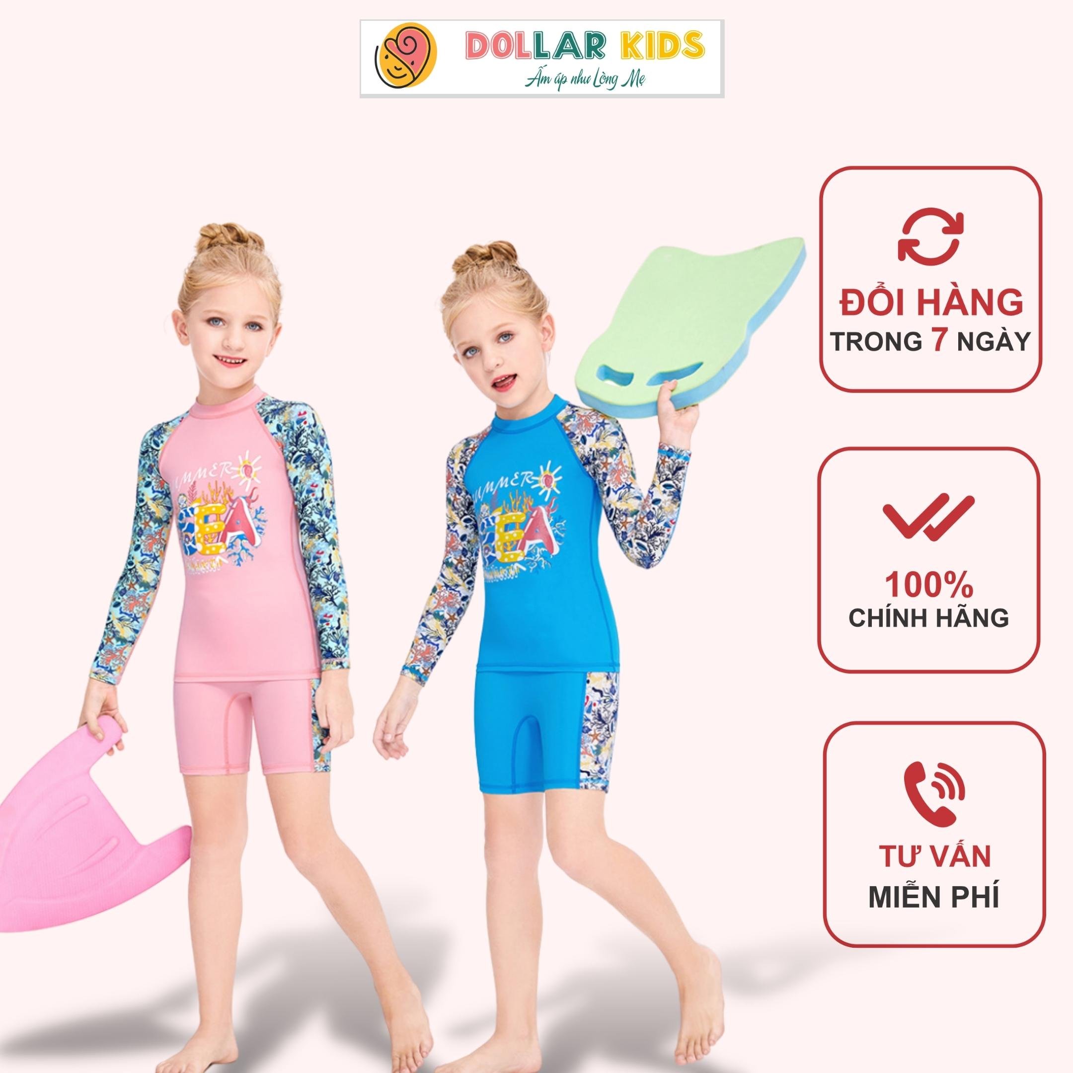 Đồ bơi bé gái dollarrkids từ 10kg đến size đại mẫu d26