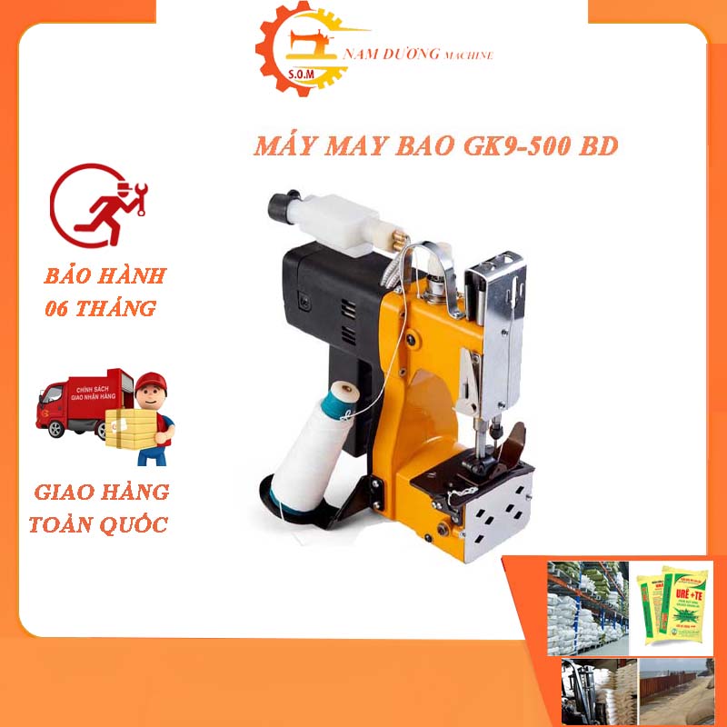 Máy may bao cầm tay GK9-500 > máy khâu bao bì > máy may bao GK9-500 có bình dầu - dùng may các loại bao bì, bao pp, bao pe, bao vải