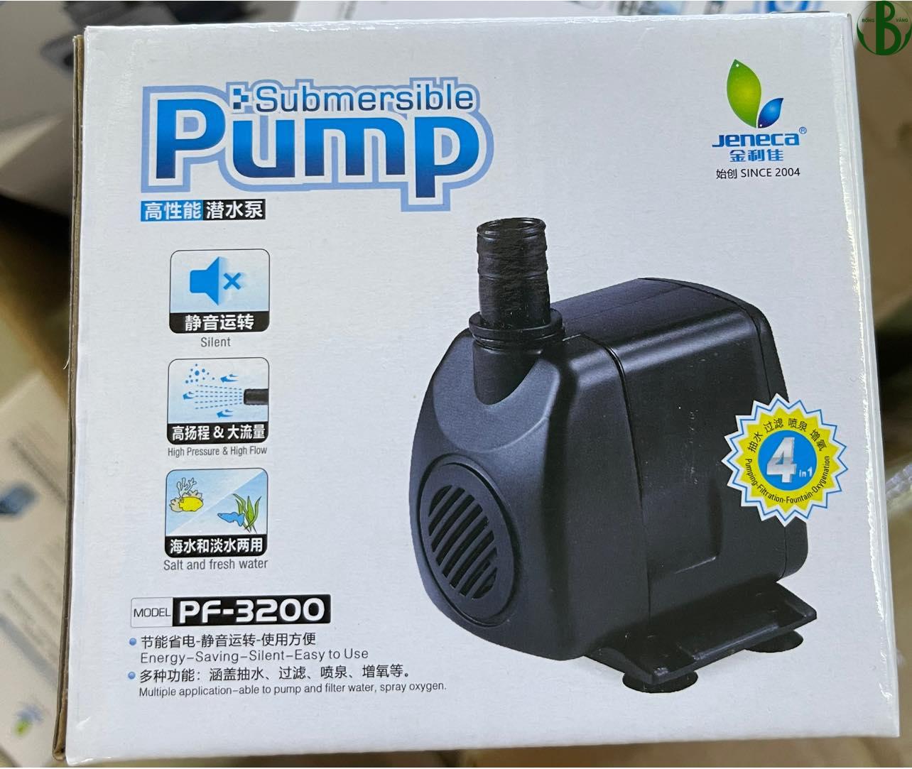 Máy bơm chìm jeneca pf-3200 pf - 3300 pf - 3500 - máy bơm nước cho bể cá cảnh, thuỷ sinh