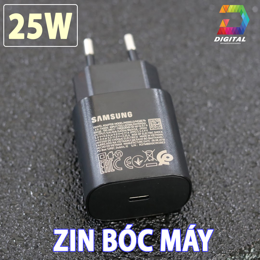 Củ sạc nhanh samsung 25w pd type c chính hãng