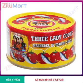 Cá hộp ba cô gái Thái Lan sốt cà 1hộp x 190g