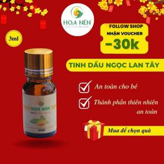 Tinh dầu Ngọc Lan Tây Nguyên Chất 3ml - Tinh Dầu Hoa Nén - Đuổi muỗi, côn trùng