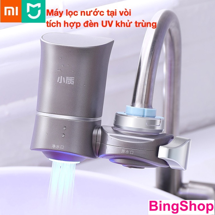 Máy lọc nước tại vòi Xiaomi Mijia Xiaozhi LJ04 tích hợp đèn UV khử trùng kèm 1 lõi lọc