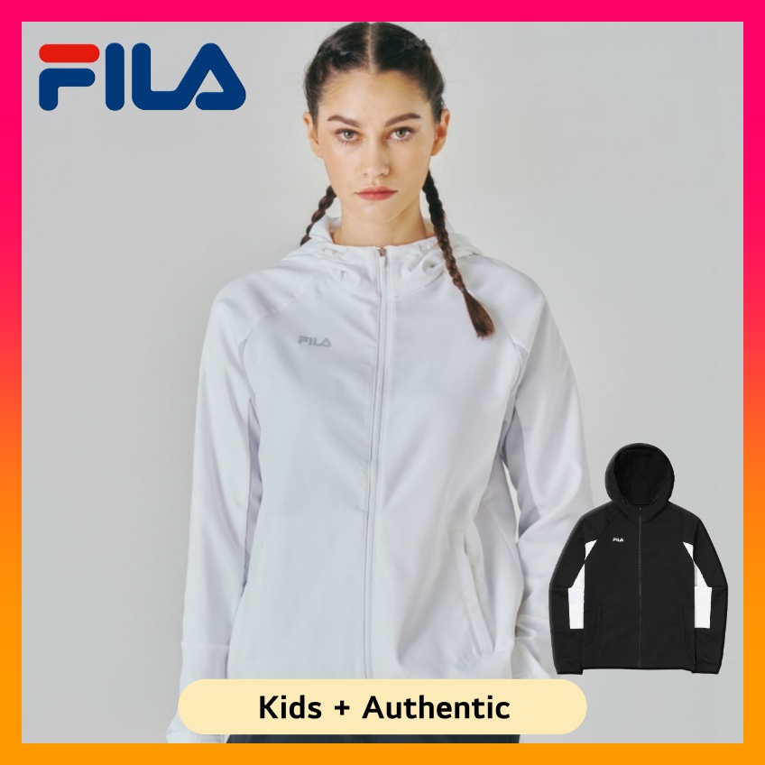 White hot sale fila windbreaker