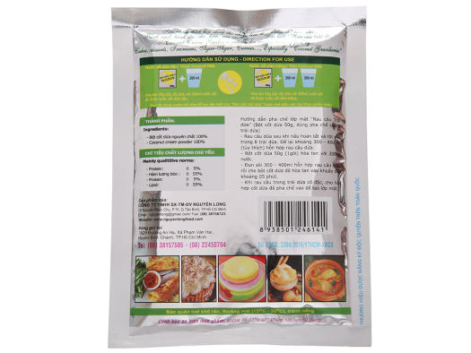 Bột nước cốt dừa Dragon gói 50g