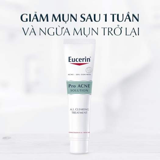 Eucerin Gel Giảm Mụn, Mờ Vết Thâm, Tái Tạo Da, Ngăn Ngừa Mụn (40ml)