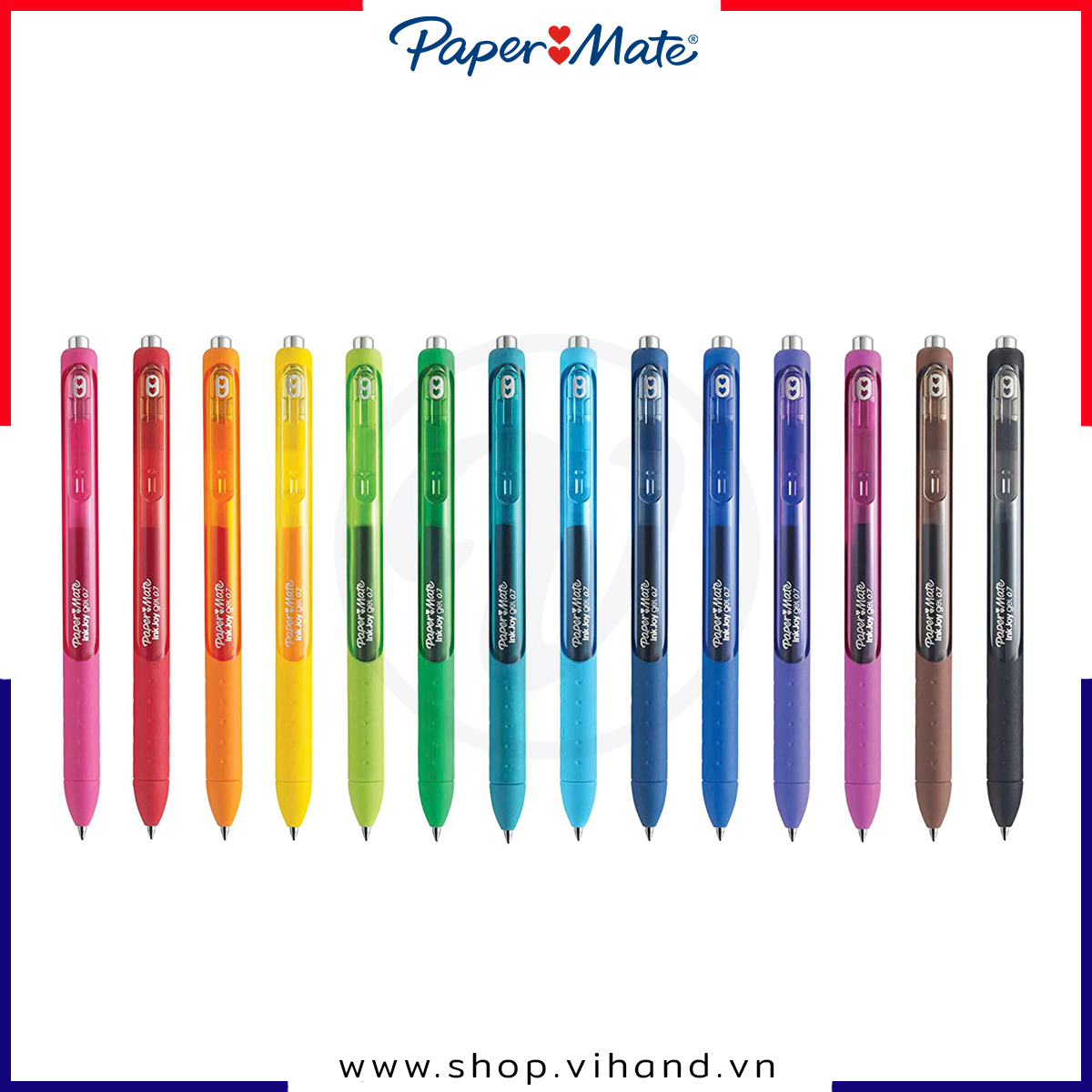 [HCM]Bút bi bấm Paper Mate InkJoy Gel RT - Medium 0.7mm