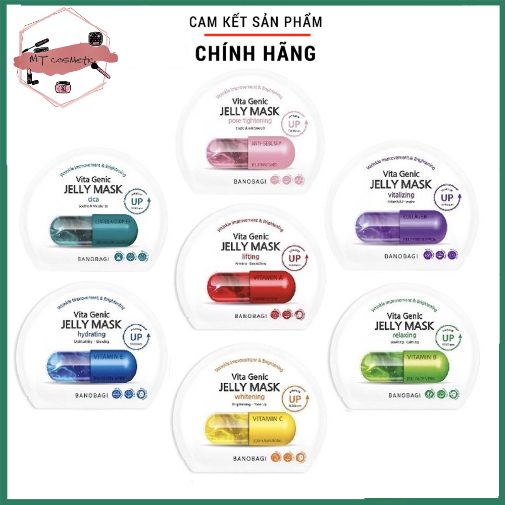 [CHÍNH HÃNG] Mặt Nạ Dưỡng Ẩm, Dưỡng Trắng, Giảm Mụn, Phục Hồi Da Hàn Quốc Banobagi 30ml