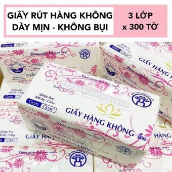 Khăn giấy rút trafaco 300 tờ mịn và dai, Giấy ăn 3 lớp