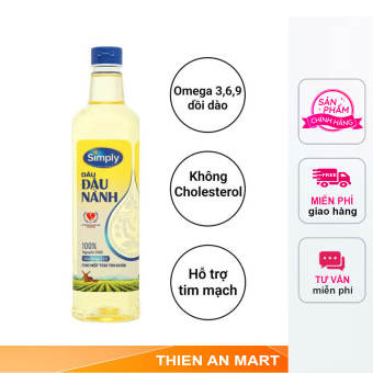 Dầu đậu nành Simply 1L