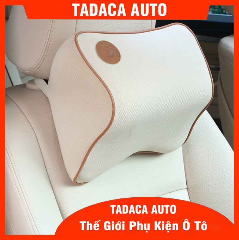 Gối Tựa Đầu Ô Tô Cao Su Non Cao Cấp - Siêu Đàn Hồi, Chống Mỏi Cổ Gáy Khi Đi Đường Dài TADACA