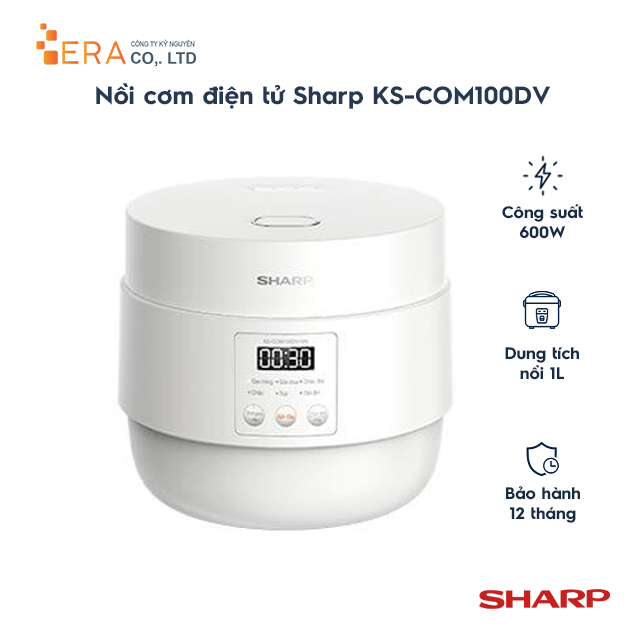 Nồi cơm điện sharp ks-com100dv