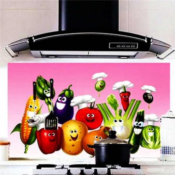 Bộ 2 Giấy dán bếp chịu nhiệt loại lớn 60x90cm