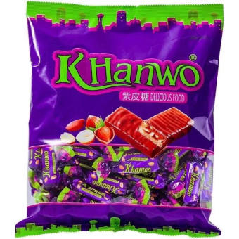 Kẹo Tím KHANWO Socola Hạnh Nhân Gói 500g