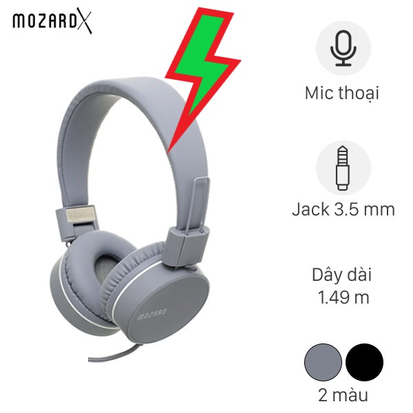 IP878 Tai nghe chụp tai Mozard