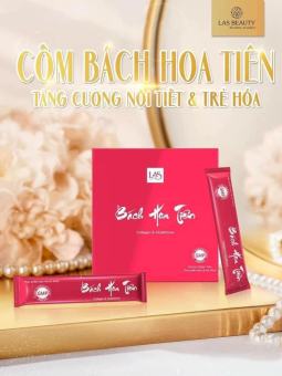 Cốm Bách Hoa Tiên Las Beauty chính hãng - Cốm uống đẹp da, cân bằng nội tiết tố nữ