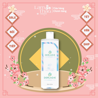 Nước Hoa Hồng Chiết Xuất Cây Phỉ Derladie Natural Witch Hazel Toner 500ml