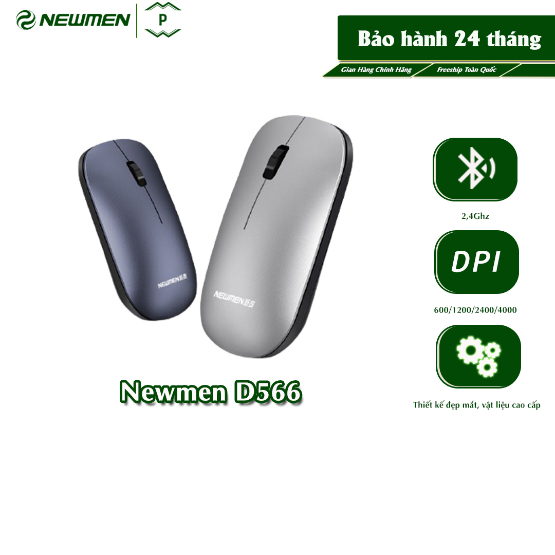 Chuột máy tính không dây newmen d566 - hàng chính hãng